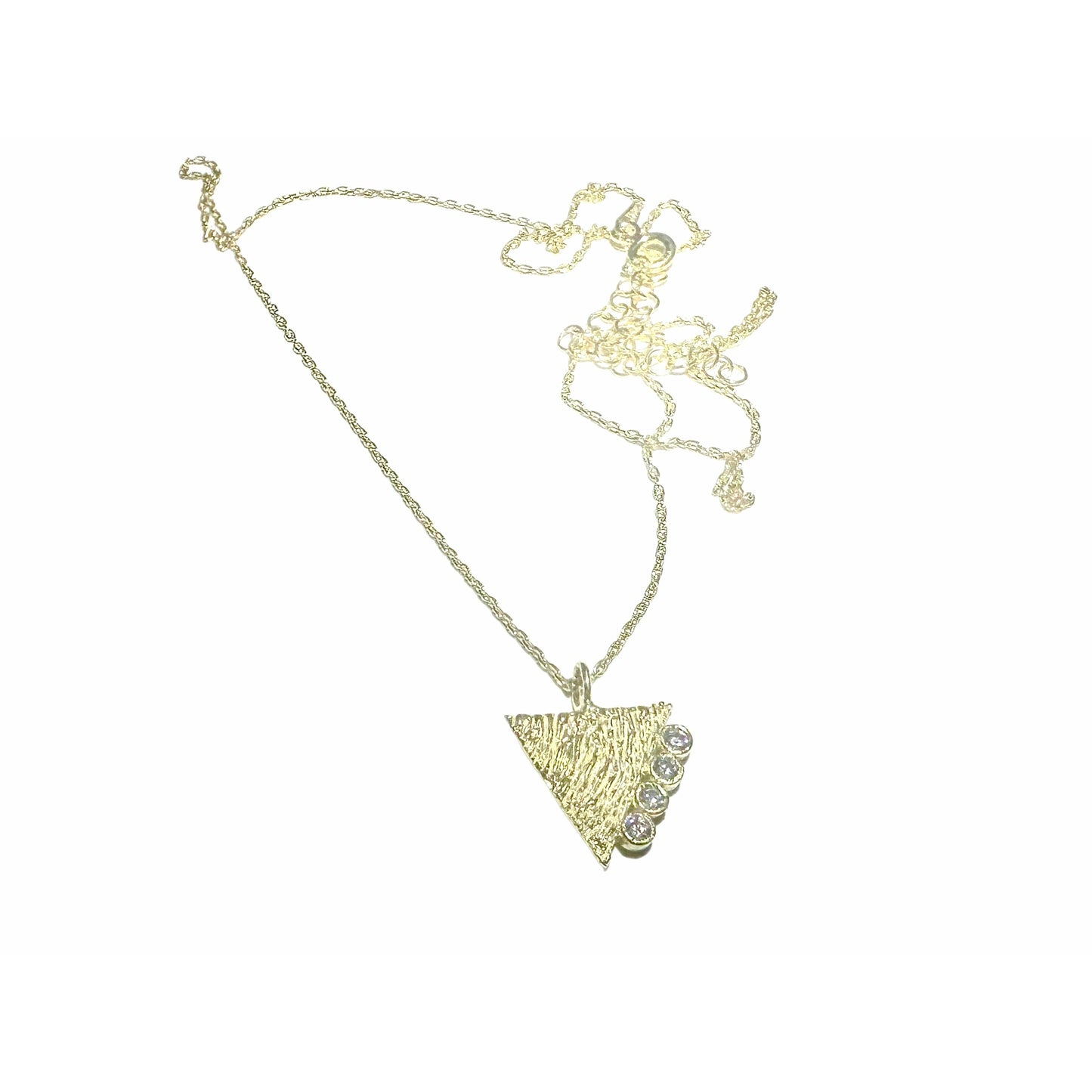 Love triangle necklace