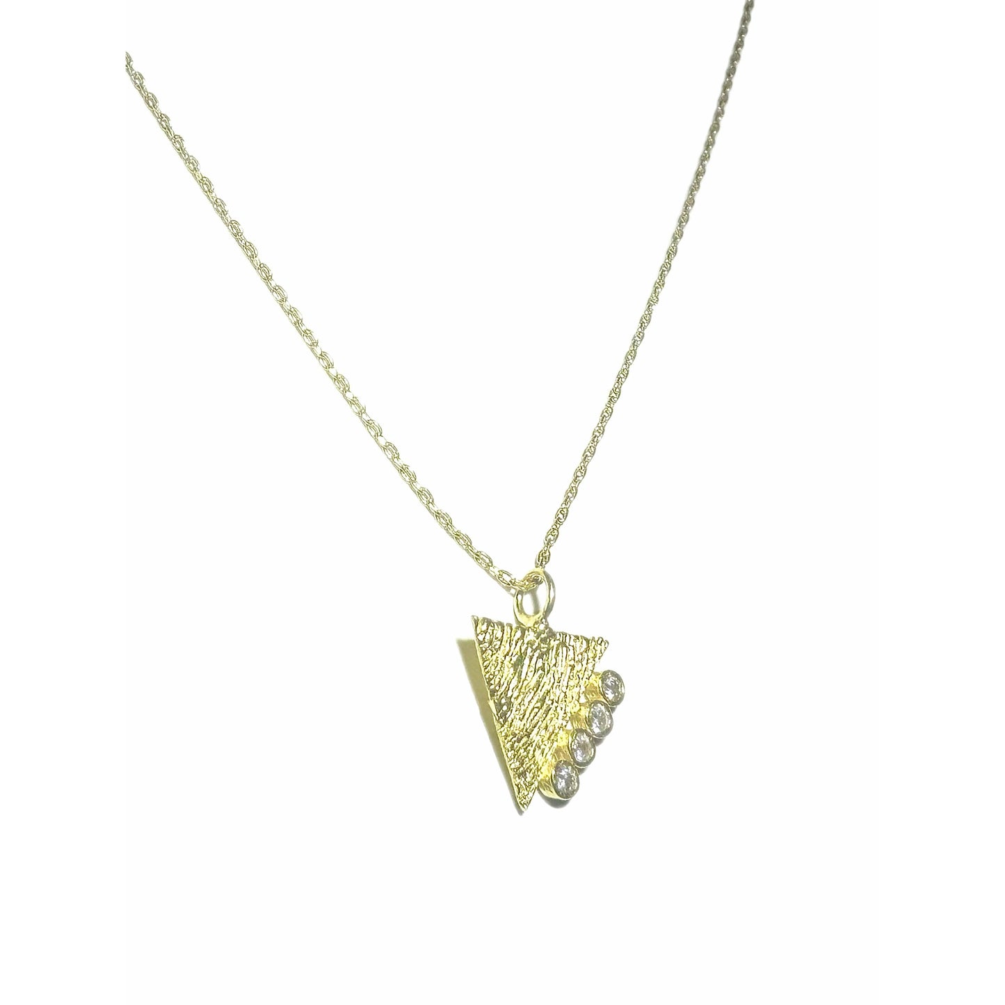 Love triangle necklace