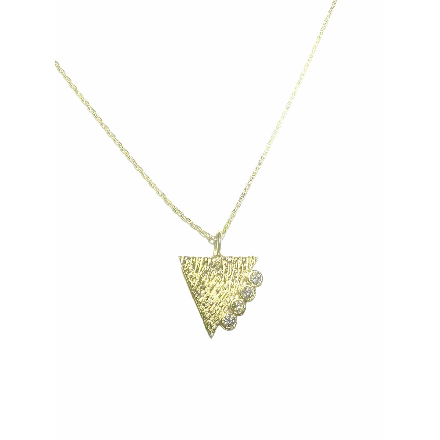 Love triangle necklace