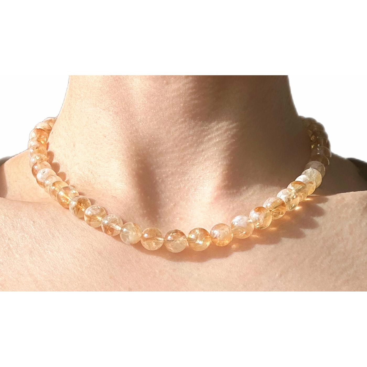 Citrine necklace