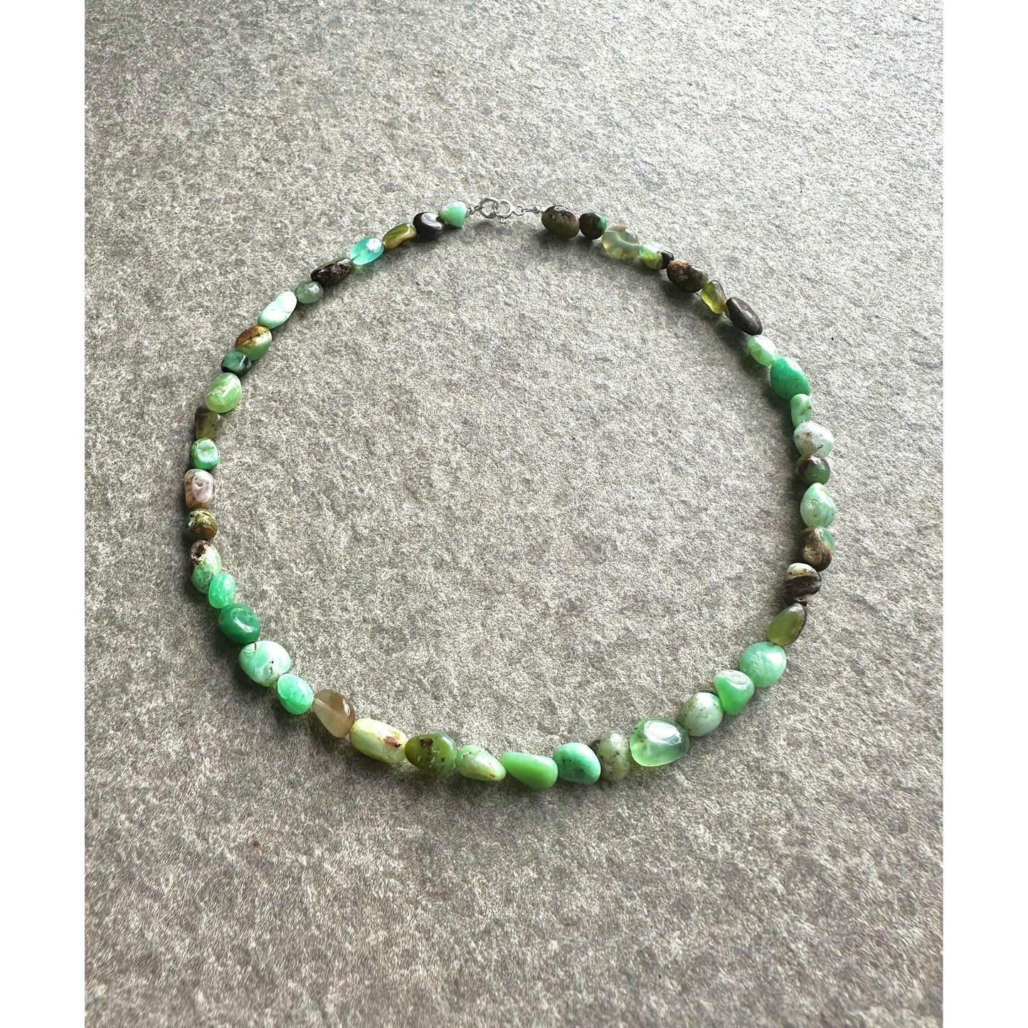 Chrysoprase necklace