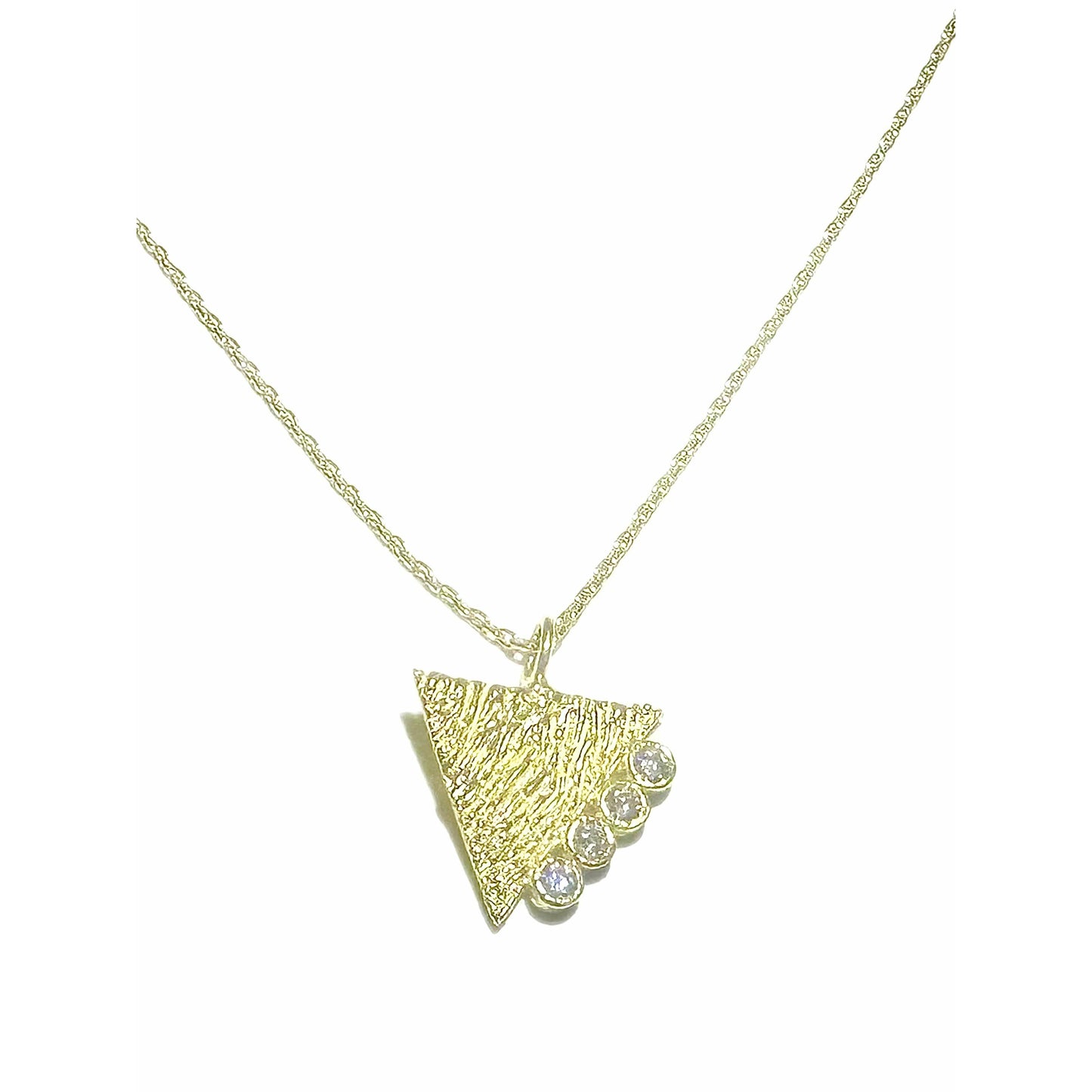 Love triangle necklace