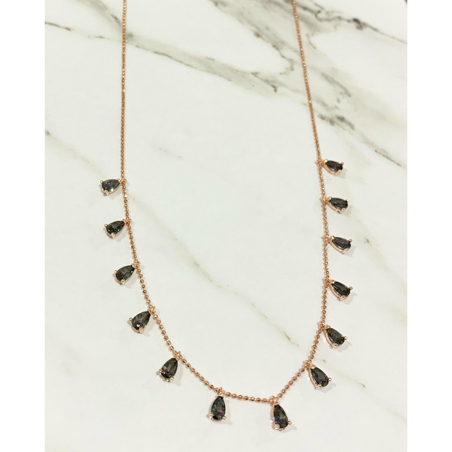 Topaz necklace